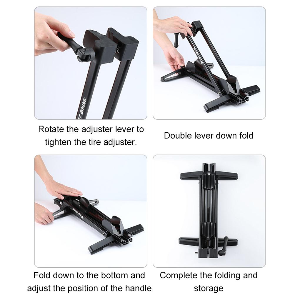 Compact Bike Repair Stand Folding Storage For Road Bikes Bike Parking Stand Bike Accessories Durable