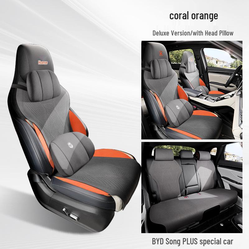BYD Song PLUS Saddle Pad: Universal Half-Wrap Car Seat Cushion for All Seasons