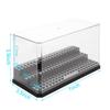 Acrylic Minifigures Display Case Stackable and Dustproof Building Block Display Box for Lego Action Figure Toys Storage