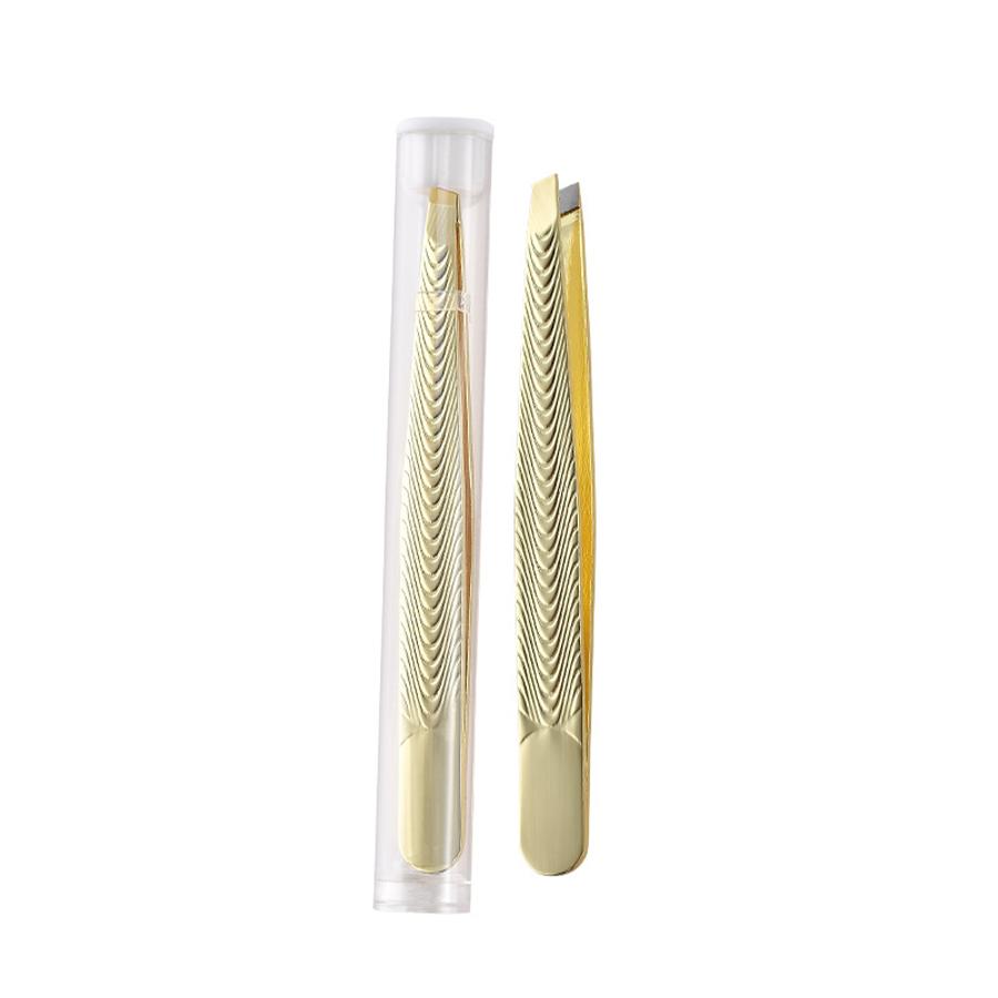 Eyebrow Tweezers Stainless Steel Precision Slant Tweezers Facial Hair Removal Beauty Tools Eyebrow Clips Hairs Puller Rainbow