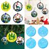 DIY Silicone Pendant Molds Hand-Making Crafts Molds Animal Shaped Christmas Crafts Supplies for DIY Hand-making Crafts