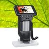 Digital Microscope with 8 LED Lights 2.8 Inch Screen Handheld Magnifier Camera USB PC View 1080P Video Anti Shake