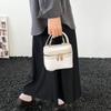 New texture box bag large capacity fashion niche design shoulder bag going out casual versatile new commuter bag