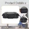Portable Toolbox Storage Case Water Resistant Container for Small Equipment