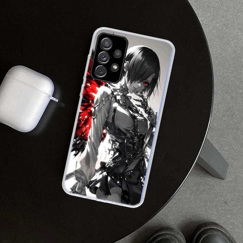 Ghoul Tokyo Touka Kirishima Phone Case Cover for Samsung Galaxy A12 A22 A32 A52 A72 A02S A51 A50S A31 A20S A10S Note 20 Ultra 10