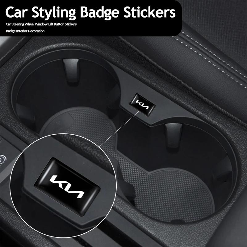 AANQ1 Car window button stickers car interior stickers car accessories For Kia KN Sportage Ceed Rio ProCeed Forte K7 K5 K8 K3 K9 Niro