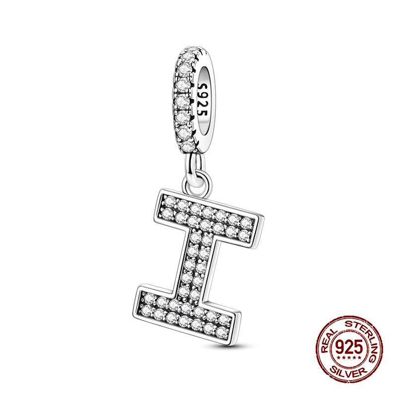 Classic Copper 26 Letters A-Z Alphabet Charms Beads Fit Original Bracelet Bangle Necklace Dangle Women Jewelry Gift