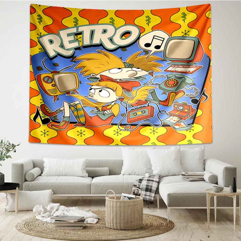 Friendship Laughter Arnold Quick-Dry Tapestry Hanging for Bedroom,Livingroom, Playroom,Decor Art Room Wall Tapestry Holiday and Birthday Gifts