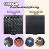 Smooth PEO Creality Ender 5 Plus Build Plate PET Bed Magnetic Sheet 377x370 Spring Steel Sheet For 3D Printer Ender 5 Plus Plate