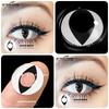 1 par Halloween-kontaktlinser for øyne Cosplay-linser Anime-linser Anime-tilbehør Linser Svarte linser Hvite linser