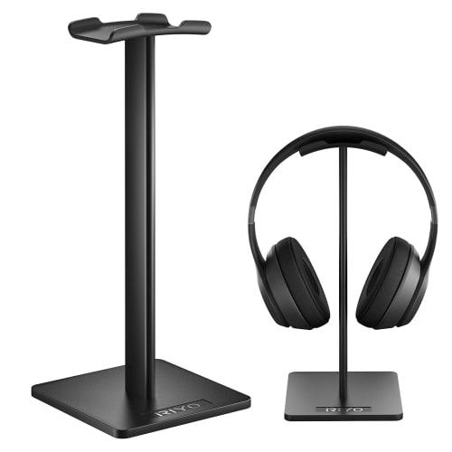 Z1 Desktop Headphone Stand, Non-Slip Headphone Stand, Easy Assembly, Desk Storage, Simple Design, Black