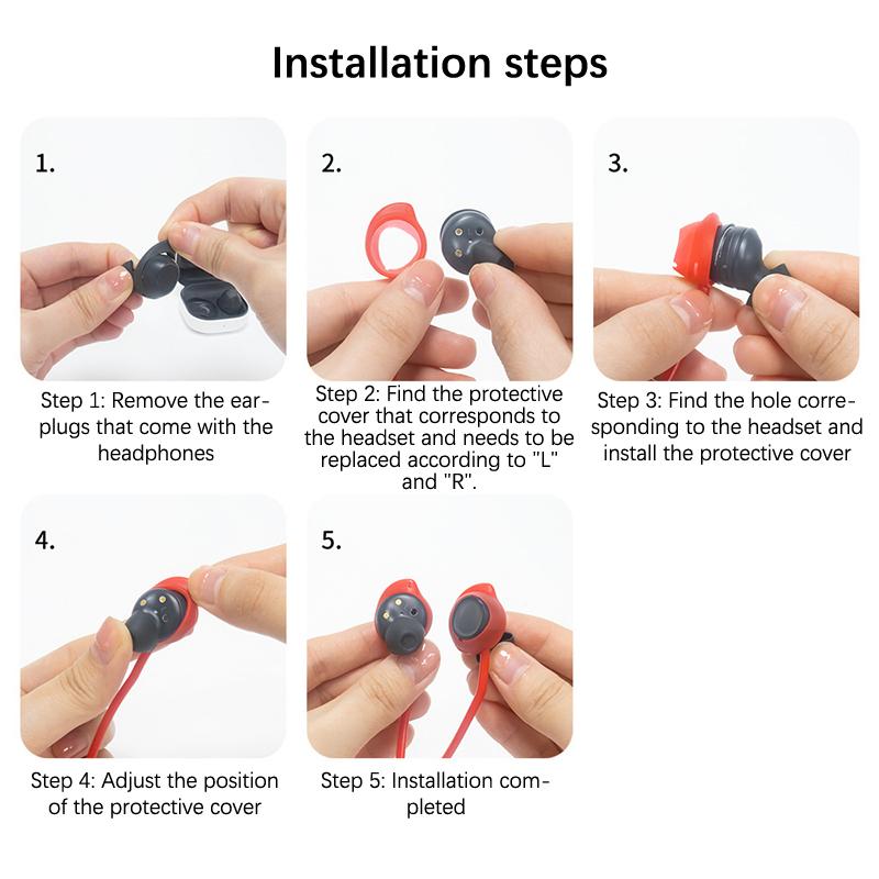 Anti-Lost Strap For Galaxy Buds FE Earbuds Strap Earphones Holder Rope Cable Headset Silicone Neck String Lanyard