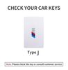 BXI1 Car Sticker Suede Leather Car Smart NFC Card Key Case Full Cover Shell for BMW M 3 5 7 Series X1 X3 X5 X6 X7 535le Auto Keychain
