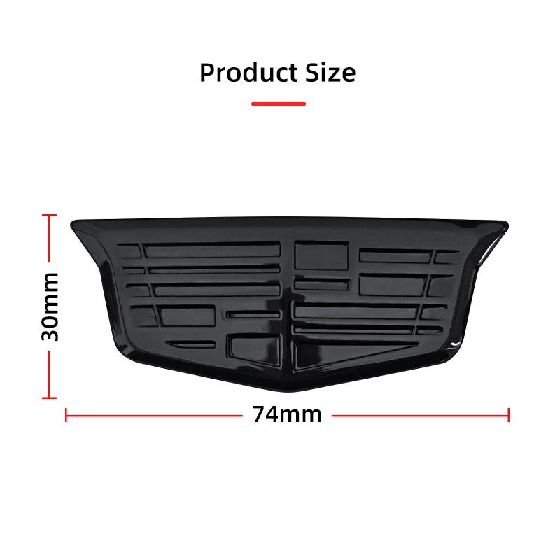 1 szt. 3D ABS Naklejka z Logo na Kierownicę Samochodową Odznaka Akcesoria Dekoracyjne Do Cadillac CT4 CT5 CT6 XT4 XT5 XT6 ATS XTS