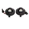 2pcs License Plate Lamps DC 12V Waterproof High Brightness White Light Replacement for Ford F‑450 Bronco Ranger Explorer