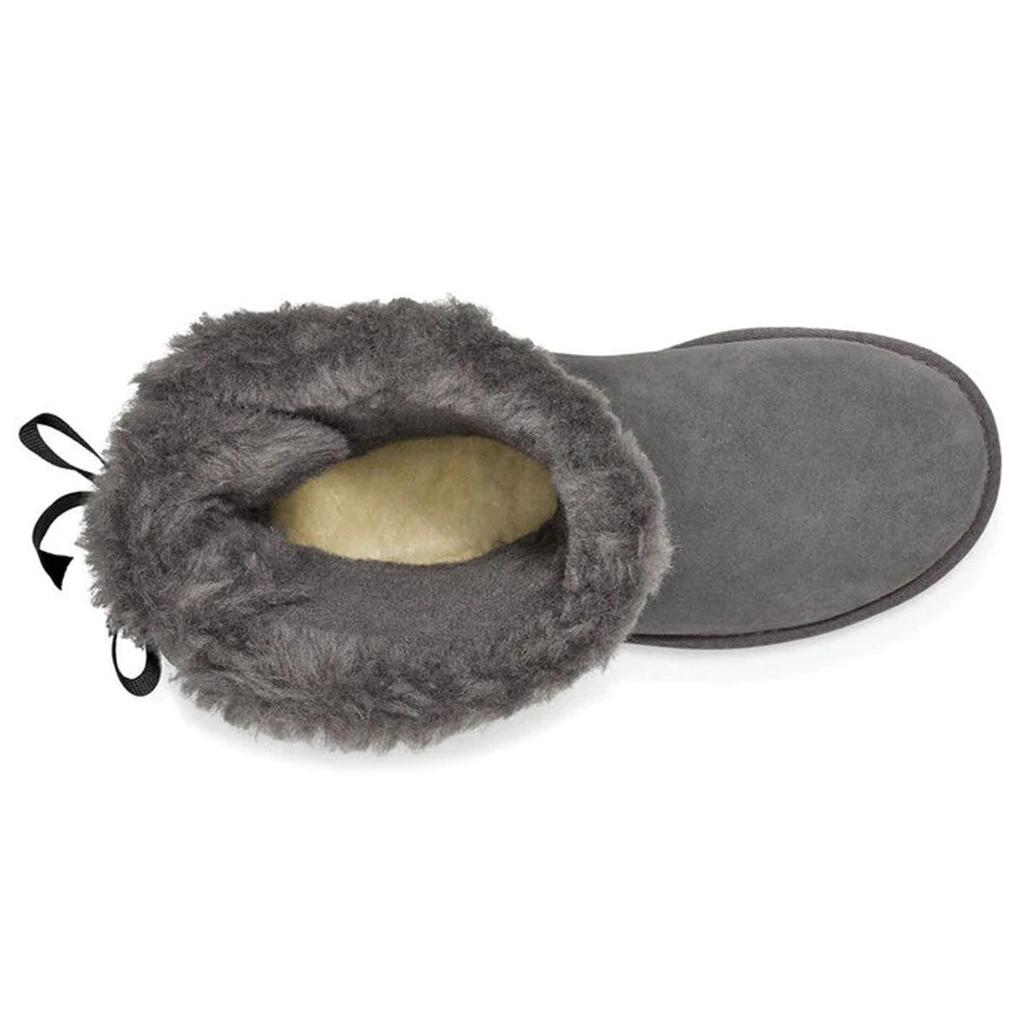 UGG Krátke snehule s flísovou podšívkou Dámske čižmy Šedé 1110706-CHRC
