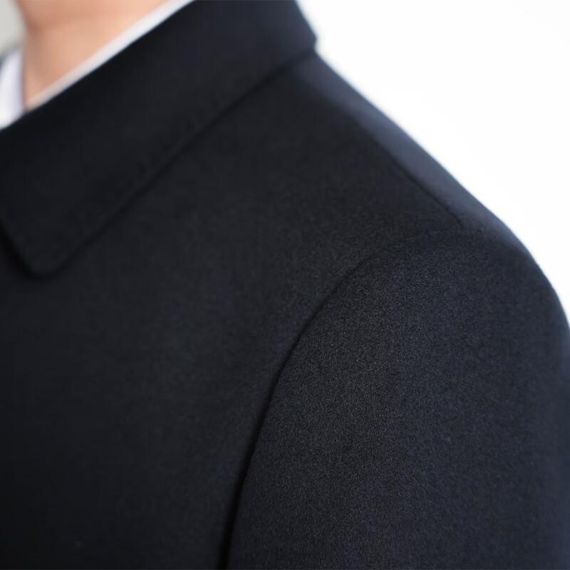Eoth Men's 100% Merino Wool Business Overcoat