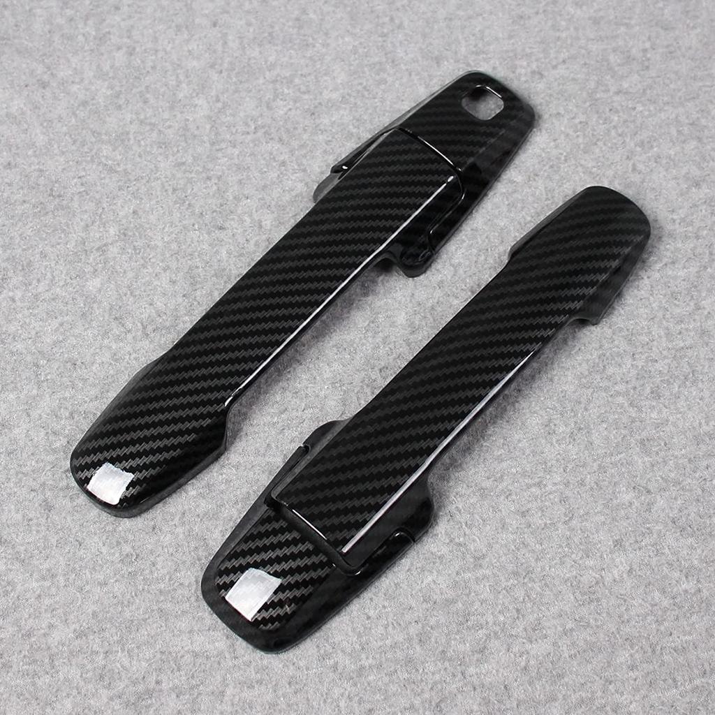 Outer Door Handle Cover for Suzuki New Hustler Generation 2020 and Aftermarket Fiber [CDC] (2nd MS52S/MR92S Models, Later), Protective, Anti-Scratch,
