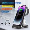 B27 3-in-1 Foldable Wireless Charger Phone Watch Earphone Charging Dock