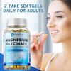 Pslalae Magnesium Glycinate Complex Softgels, 500mg, with Vitamin D3 and Zinc, 120 Count, Vegan