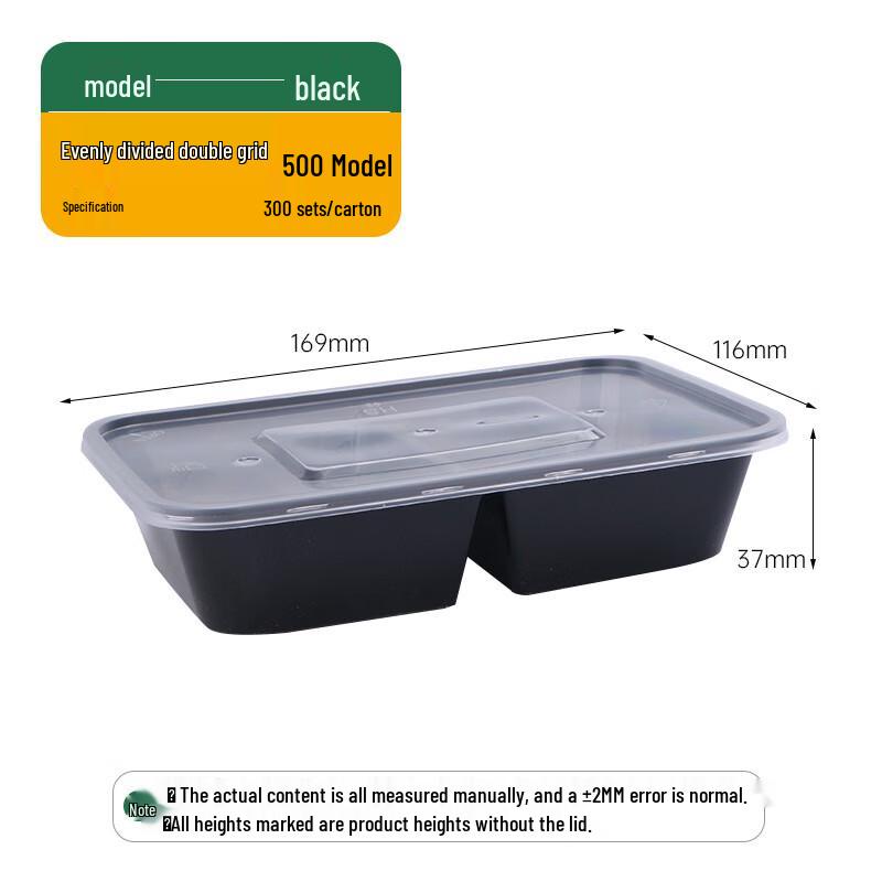 Yuanzhenghe Disposable Lidded Meal Prep Boxes