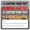 Custom Social Media Logo & Name Sticker – Personalized Vinyl Car Window Decal for Facebook IG TikTok YouTube,Durable Waterproof