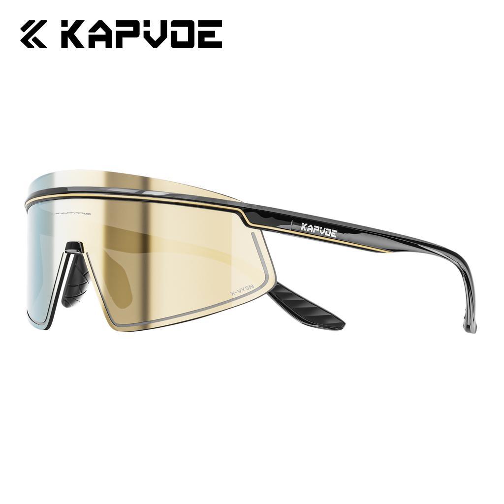 Kapvoe Sports Sunglasses Road Bike Mountain Bicycle Cycl Glasses Riding Goggle Sports Eyewear for Man Women Cycling Glasses