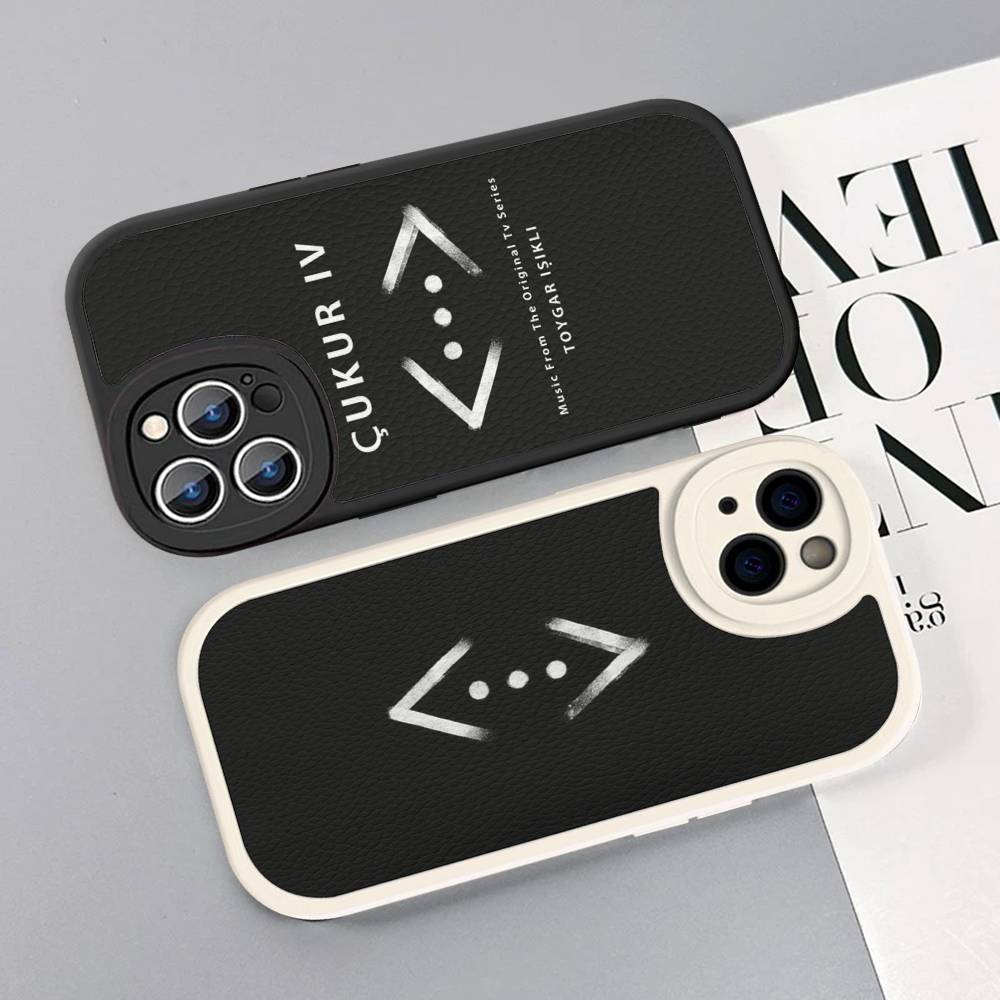 TV Cukur Phone Cover For IPhone 11 12 13 14 15 16 Pro Max Mini Plus Soft Leather Case