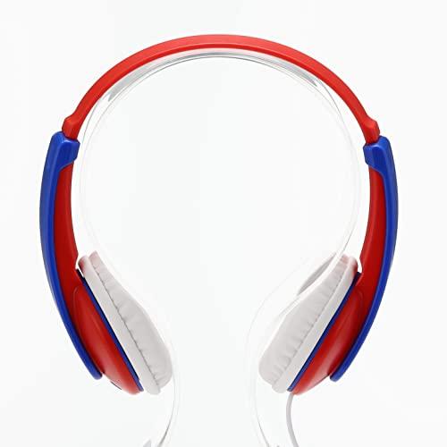 JVC Geschlossene Kopfhörer für Kinder, Rot, HA-KS2-R