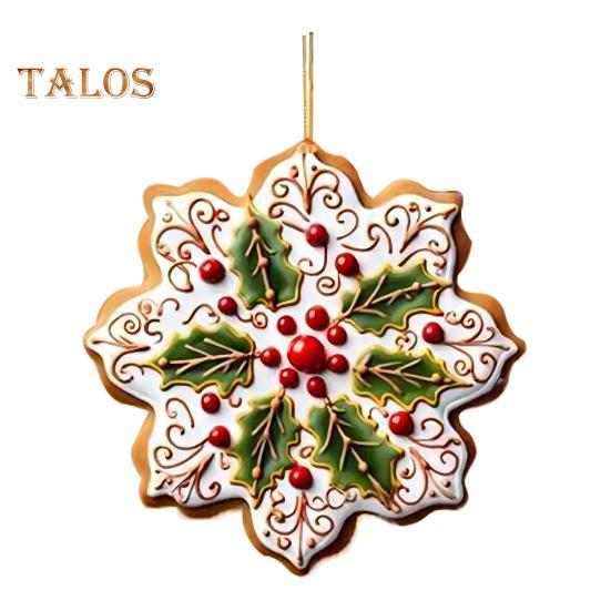

Подвеска на рождественскую елку 2D Снежинка подвесные украшения безделушки для вечеринок в помещении Акриловые плоские рождественские украшения 2