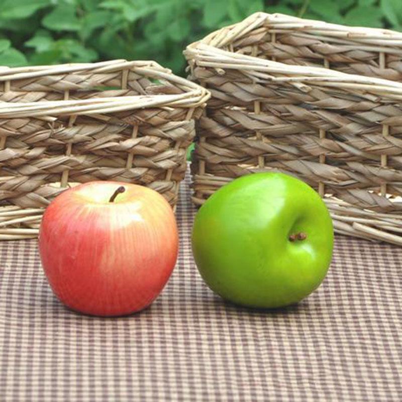 Fake Fruit 9cm Plastic Simulation Fruit and Vegetable Food Photography Props Apple Carrot Lemon Early Education Model Crafts