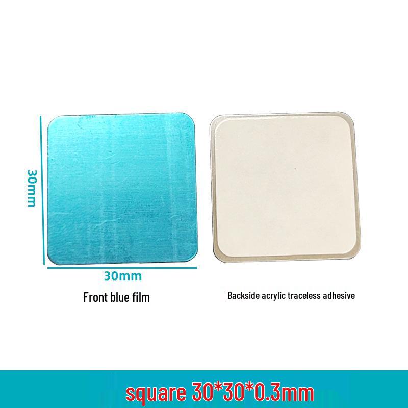 Traceless Adhesive Magnetic Iron Sheet with Acrylic Coating - Available In Stainless Iron