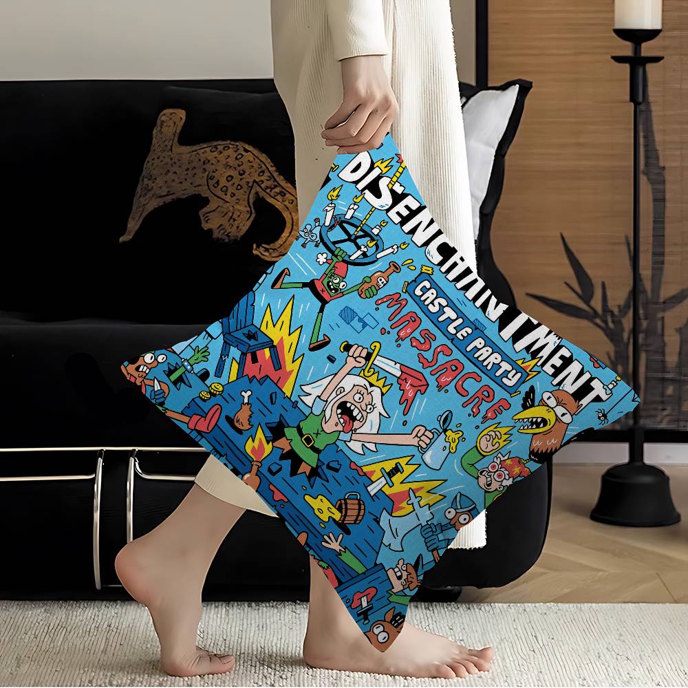 

Cartoon DDisenchantmentS Pillow Anime Pillow Sofa Bed Head Pillow Cover Cushion Cover 45x45 Cm Fashion 30x30 cm