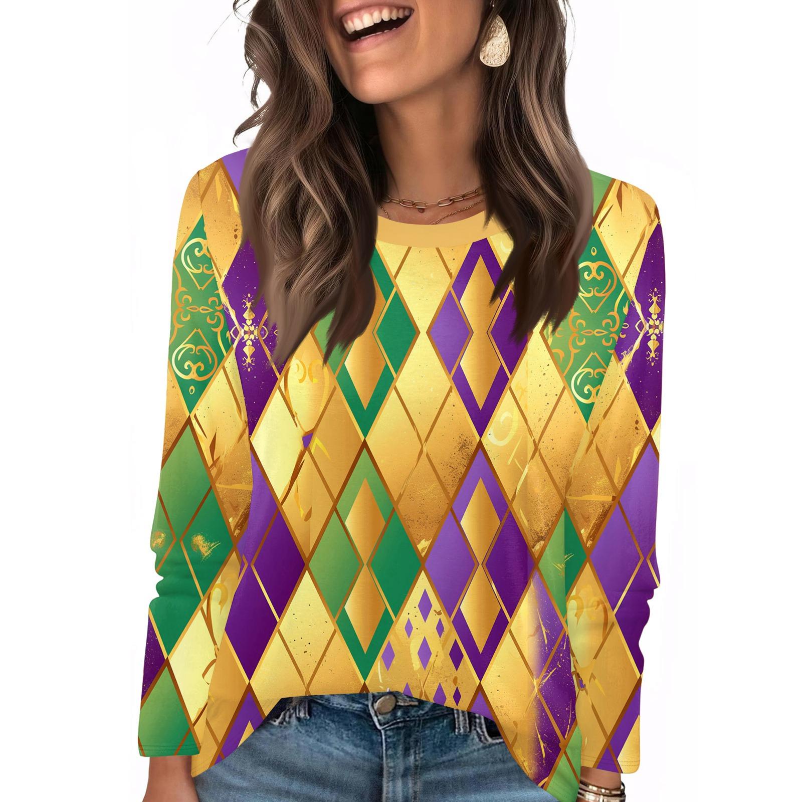 

Рубашки с длинным рукавом для женщин, милые футболки с графическим принтом, блузки, повседневные базовые топы больших размеров, пуловеры XL жёлтый