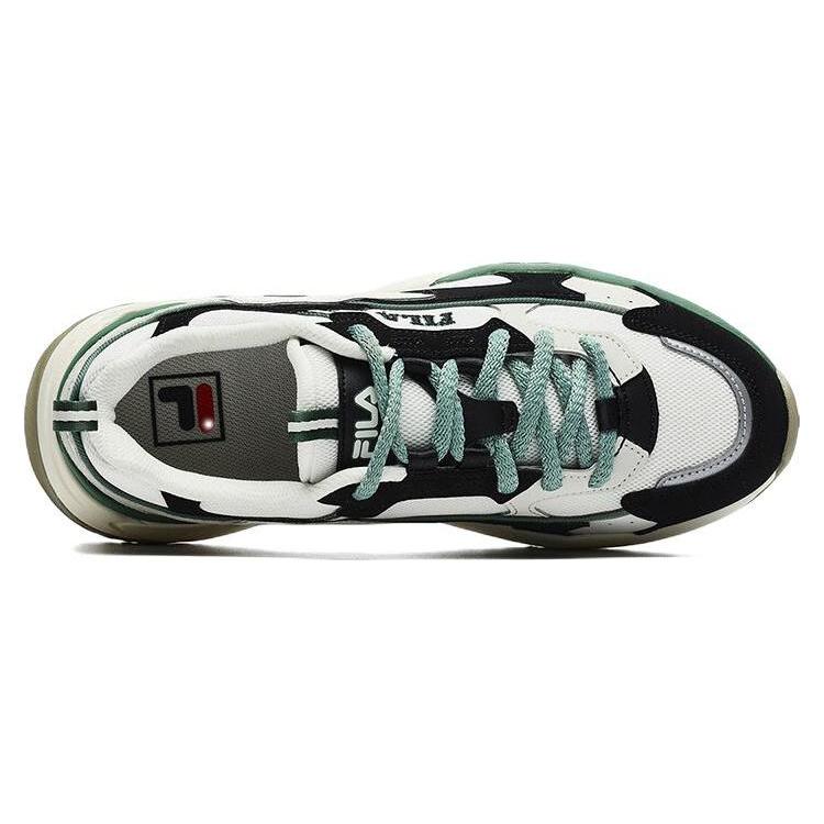 New FILA Rayflide Athletic Shoes 'Black White Green' Women's F12W242121FWB