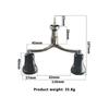 Fishing Wheel Grip Spinning Wheels Fish Wheel Double Shake Handle Cnc Metal Rocker Arm Fit Outdooring Fishing Accessories