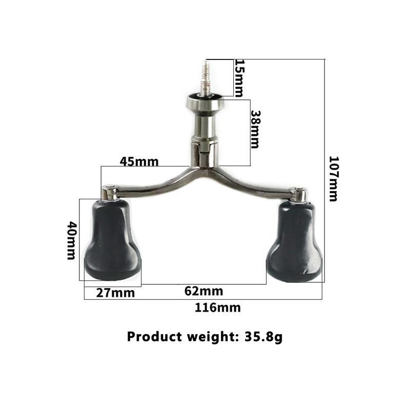 Fishing Wheel Grip Spinning Wheels Fish Wheel Double Shake Handle Cnc Metal Rocker Arm Fit Outdooring Fishing Accessories