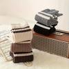5paris Elastic Stripe Socks Soft Calf Socks Preppy Style Cotton Socks  Lady