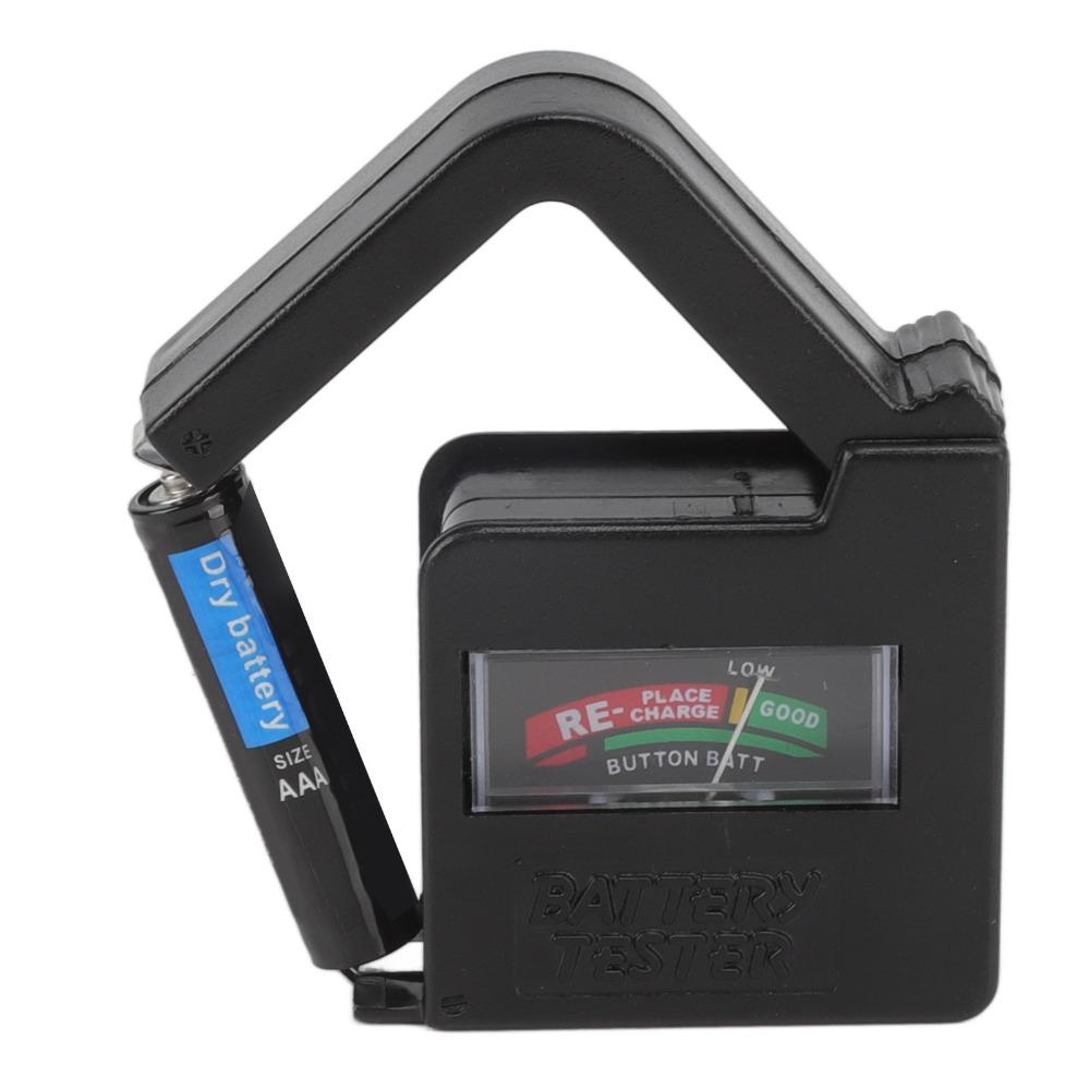 Black Battery Capacity Tester ABS Battery Charge Checker Regular Battery Checker