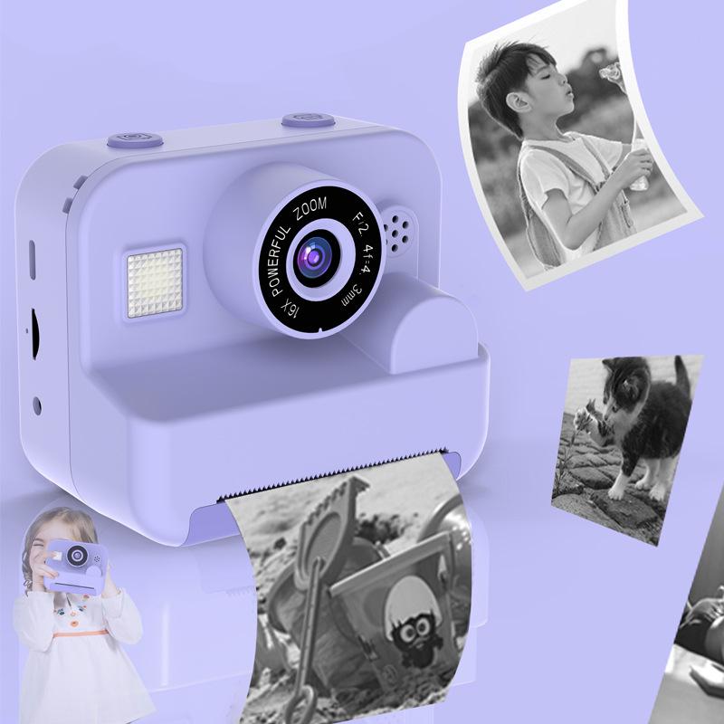 New Instant HD Dual Camera for Kids with Built-in Flash and Photo Printing