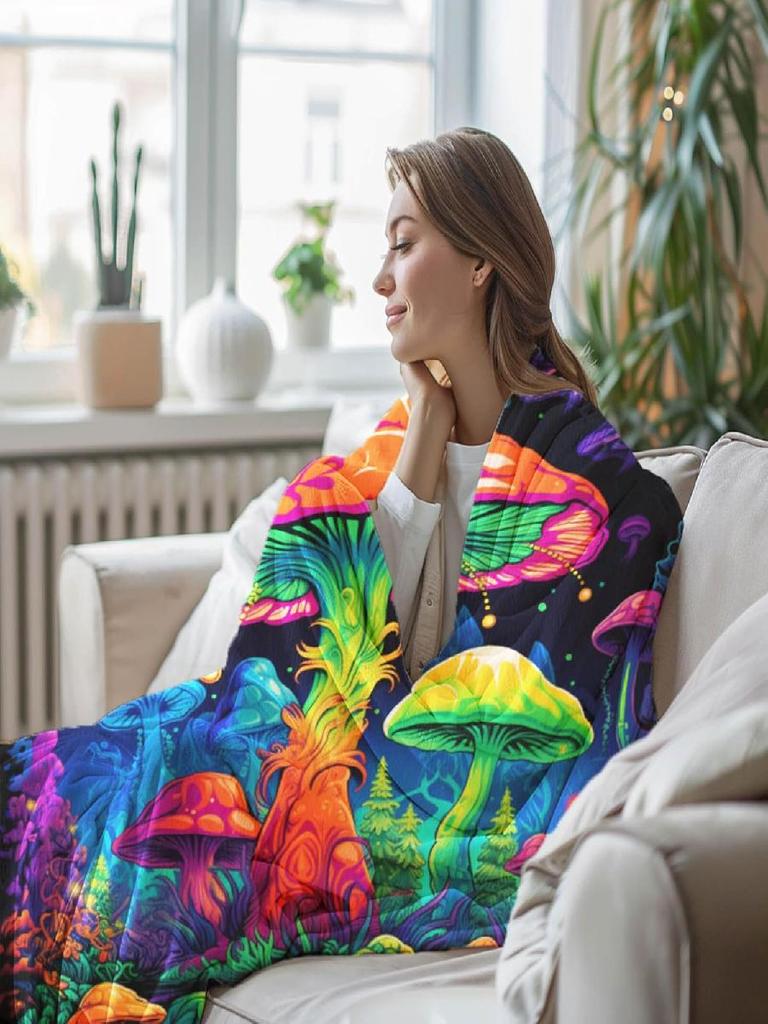 YucZiken Pilz-Kuscheldecke Leichte Fleece-Heimdekoration für Wohnzimmer Schlafzimmer x Zoll Maschinenwaschbar Kein Pilling Perfekt
