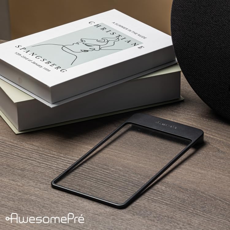 AwesomePré Buchlampe, LED Leselampe, USB Wiederaufladbar, Warmer oder Kühler Ton, Kabellos, Tragbar, Buchlampe (Warme LED)