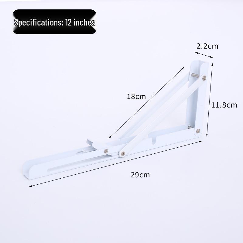 Stainless Steel Folding Triangular Wall Shelf Support Bracket