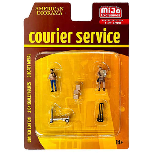 American Diorama 1/64 Scale Figure Courier Service (Mijo Exclusive)
