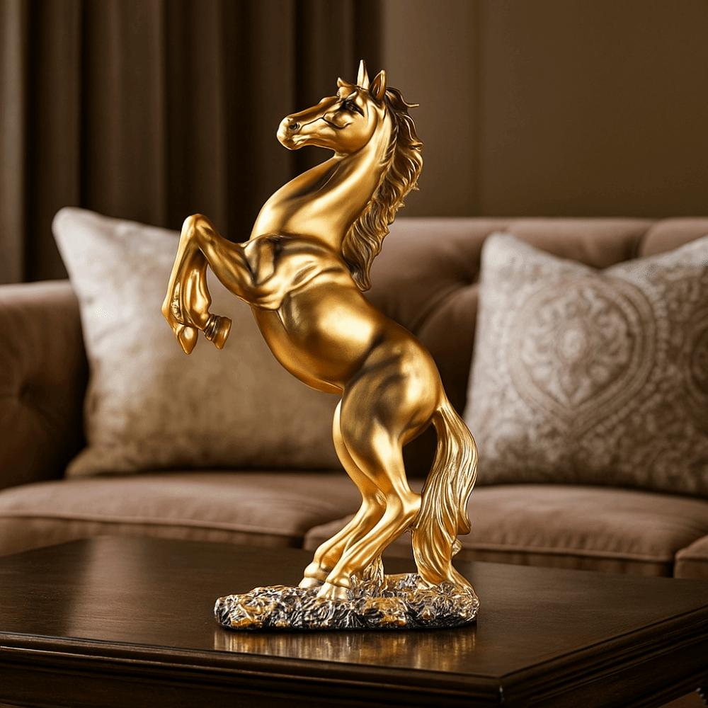 Art Cool Horse Statue Handicraft Miniatures Figurine Desktop Ornament Horse Ornament  Gift