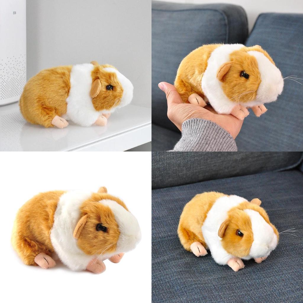 Lifelike Orange Guinea Pig Plush Toy For Children's Collection Gifts