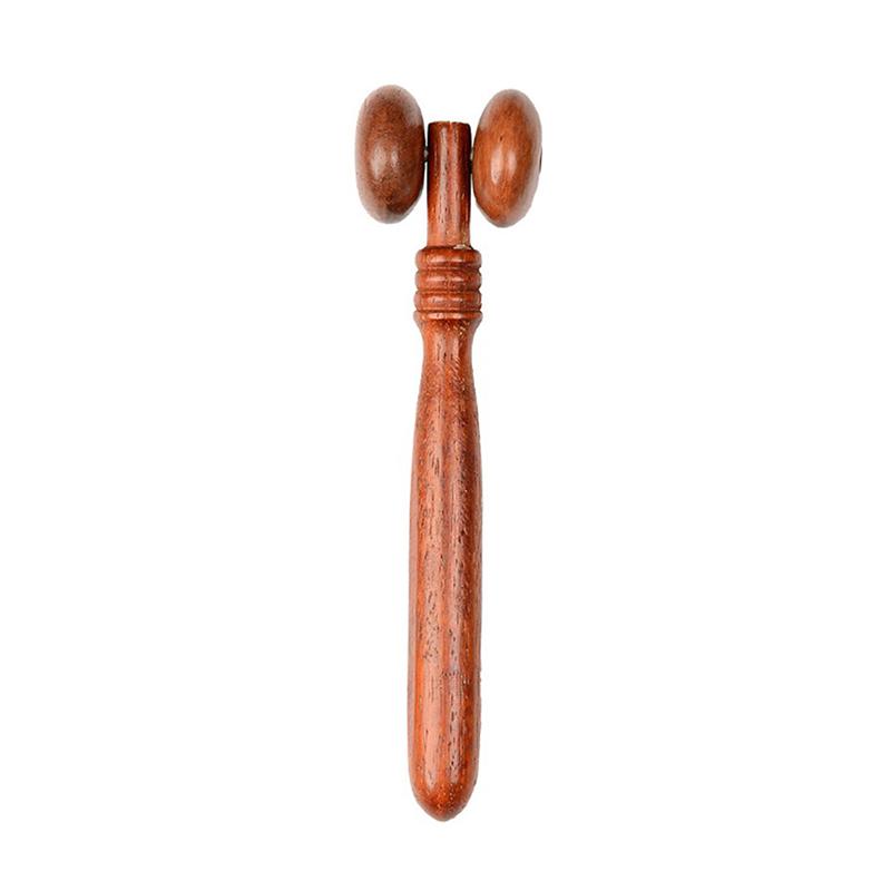 1Pc Sandalwood Eye Nose Meridian Massager Body Facial Massage Comb Wooden Handle Sandalwood Acupuncture Point Massager