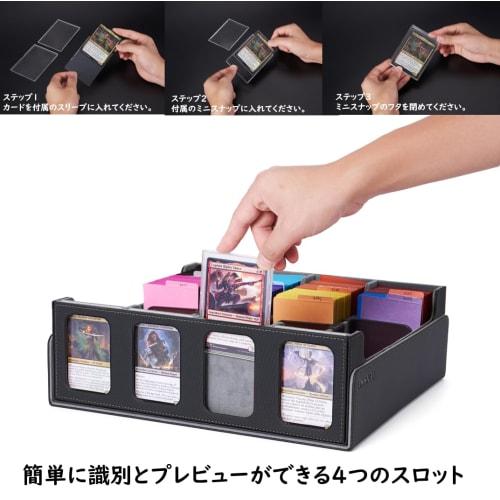 Deck Case, Trading Card Case, Storage Box, Holds 3000+ Cards, with Window, Display Slots, Dividers, and Card Stoppers, Compatible with Yu-Gi-Oh!, MTG,