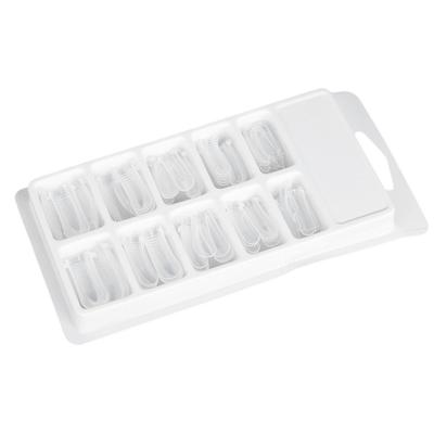 100 Stück klare Nagelform, vollständige Abdeckung, schneller Aufbau, Gelform, Tipps, Nagelverlängerung, DIY-Maniküre-Werkzeug