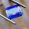 7 Cts Heated Ceylon Blue Sapphire Emerald Cut Certified Loose Gemstone